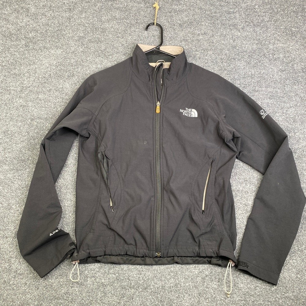 The North Face Flight Series Apex Jacket Womens Medium Black Softshell Full Zip
